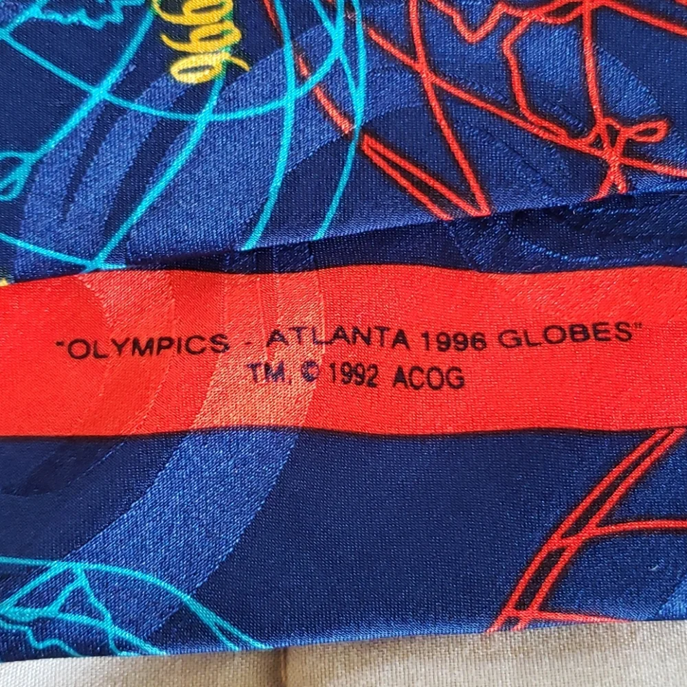 1996 USA Atlanta OLYMPICS Silk Tie